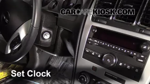 2012 GMC Acadia SLE 3.6L V6 Clock Set Clock
